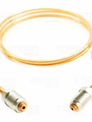 Doprava Zdarma Piter Parts PPH119 A-A Měděná brzdová trubka s koncovkami TYP A-A 119cm