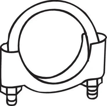 BOSAL 250-950 Svěrná objímka, výfukový systém M8 50mm Pouze Dnes