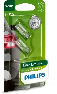 Rychlé Dodání Philips 12961LLECOB2 Žárovka 12V W5W W2.1x9.5d