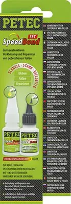 Petec 93550 SpeedBond - set Vysoce výkonné lepidlo & filler Aktuální