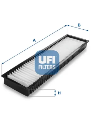 Filtr, vzduch v interiéru UFI 53.101.00 Oblíbený