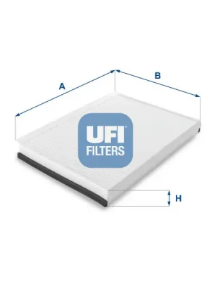 Filtr, vzduch v interiéru UFI 53.137.00 Časově Omezené