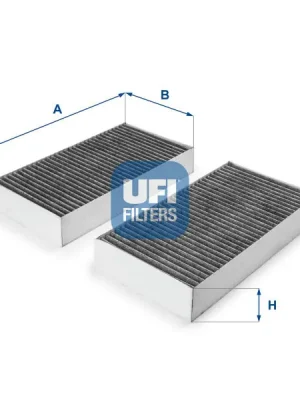Filtr, vzduch v interiéru UFI 54.215.00 Horká Nabídka