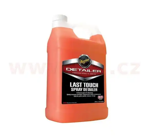 Sleva Meguiar's Last Touch Spray Detailer - detailer pro odstranění lehkých nečistot, lubrikaci laku a posílení lesku, 3,78 l