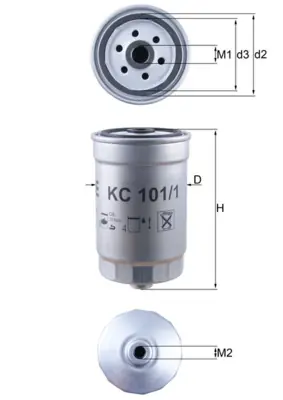 Oblíbený Palivový filtr KNECHT KC1011