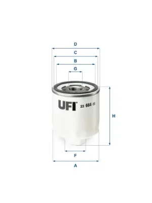 Finální Výprodej Olejový filtr UFI 23.664.00