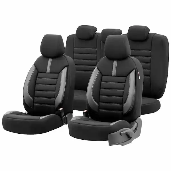 Speciální Cena Sada autopotahů OTOM LIMITED 102 BLACK/GREY 3-ZIP