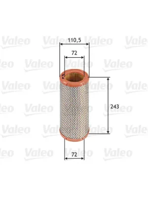 Časově Omezené Vzduchový filtr VALEO 585612
